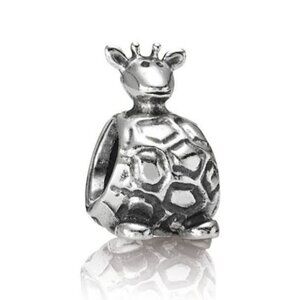 Pandora Retired Sterling Silver Giraffe Animal Bead - 790274